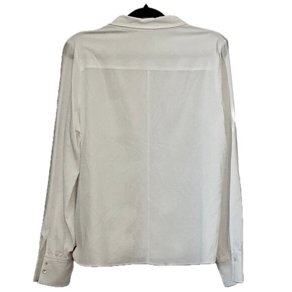 Dorothee Schumacher Modern Flow Blouse Womens White US Sz 10 NWT $480 - Picture 9 of 14